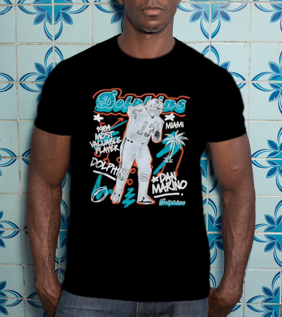 Dan Marino Dolphins MVP Miami 1984 Most Valuable Player T-Shirt