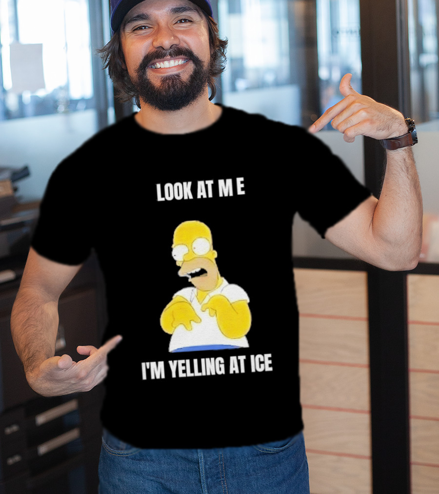 Homer Simpson Look At Me I'm Yelling At Ice T-Shirt
