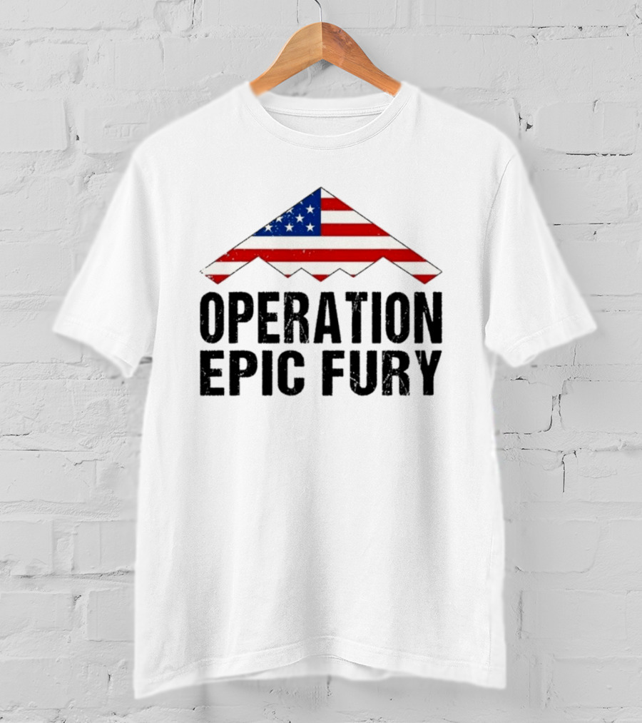 Operation Epic Fury American Flag Patriotic T-Shirt