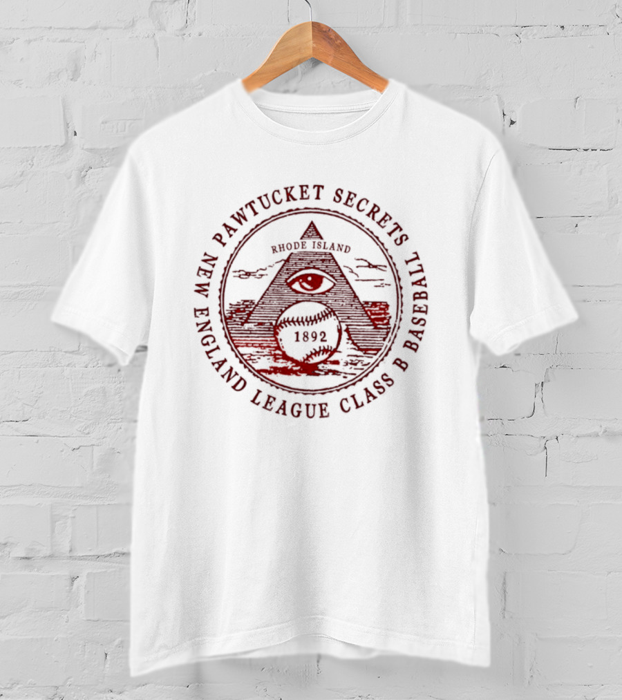Pawtucket Secrets Rhode Island New England League Class B 1892 T-Shirt