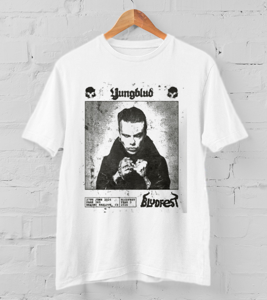 Yungblud Bludfest 2026 June 27th Park 360 Hradec Kralove Czech Republic T-Shirt