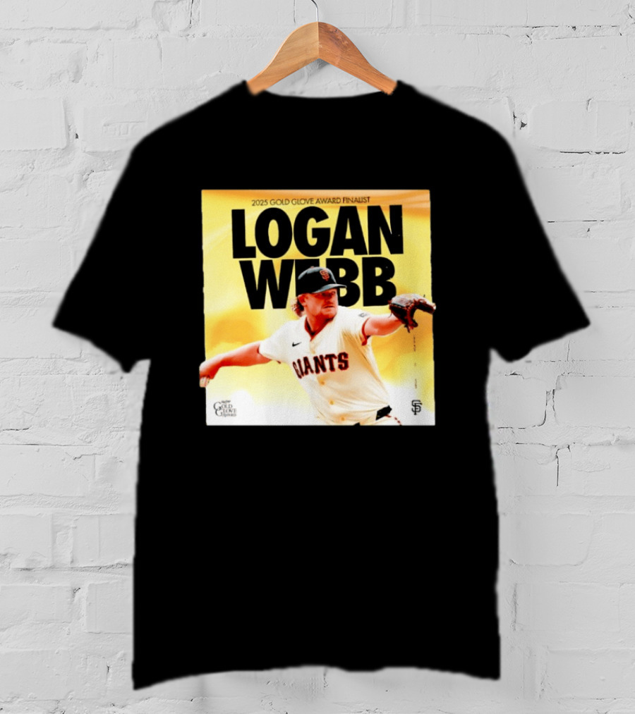2025 Gold Glove Award Finalist Logan Webb Giants T-Shirt