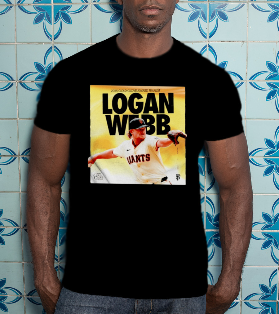2025 Gold Glove Award Finalist Logan Webb Giants T-Shirt