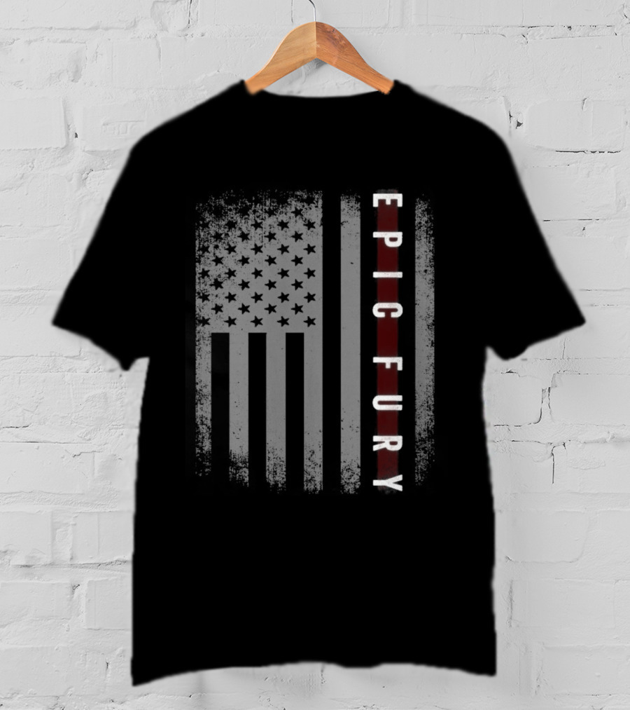 Operation Epic Fury American Flag Patriotic EST 2026 T-Shirt