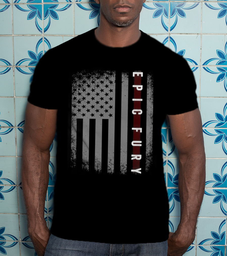 Operation Epic Fury American Flag Patriotic EST 2026 T-Shirt