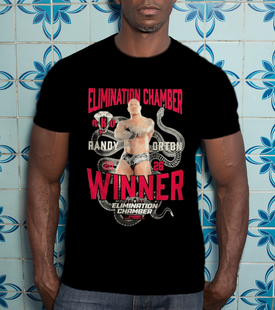 Elimination Chamber 2026 Randy Orton RKO Winner Chicago T-Shirt