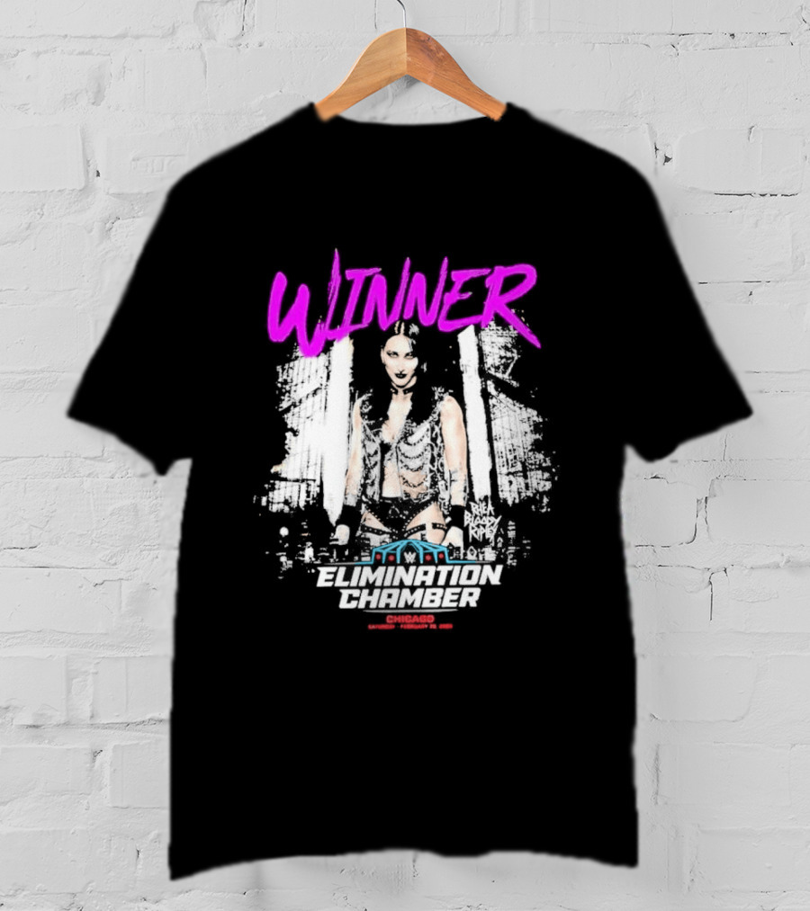 Rhea Ripley Elimination Chamber 2026 Winner Champion T-Shirt