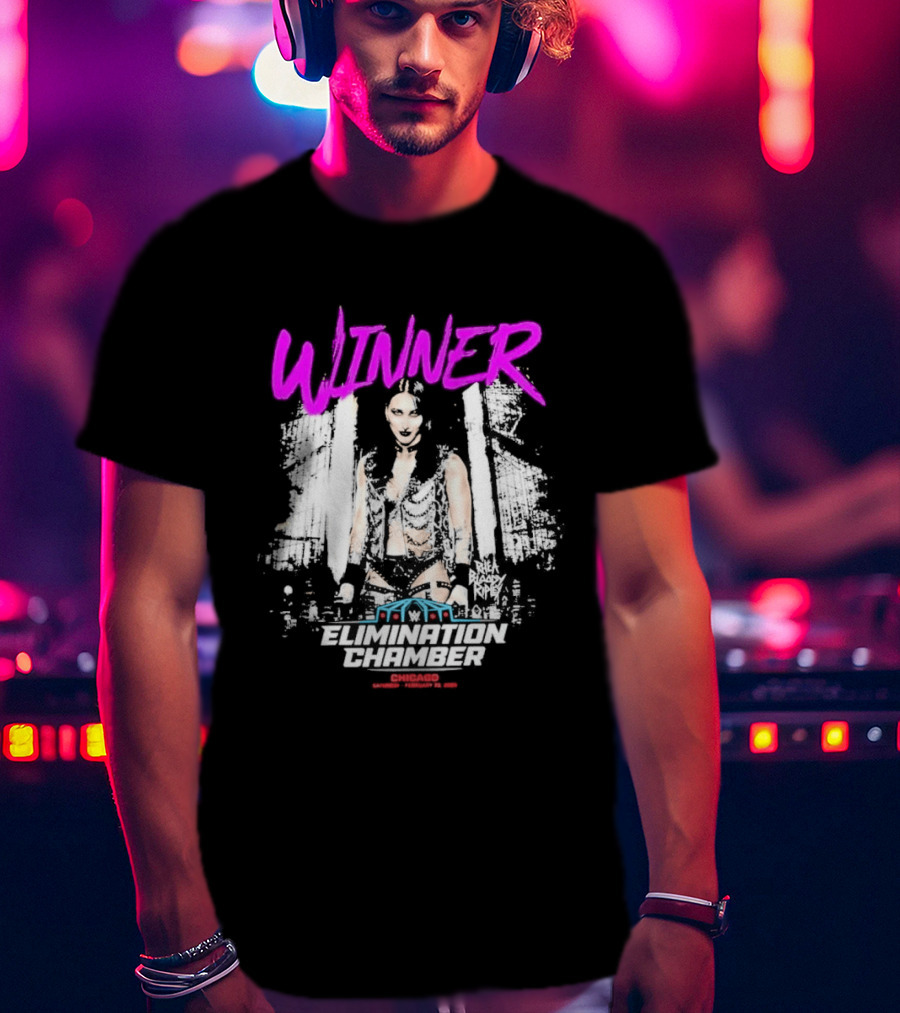 Rhea Ripley Elimination Chamber 2026 Winner Champion T-Shirt