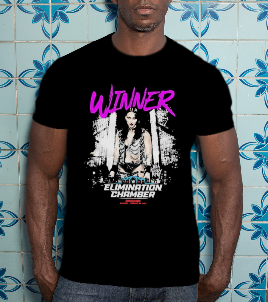 Rhea Ripley Elimination Chamber 2026 Winner Champion T-Shirt