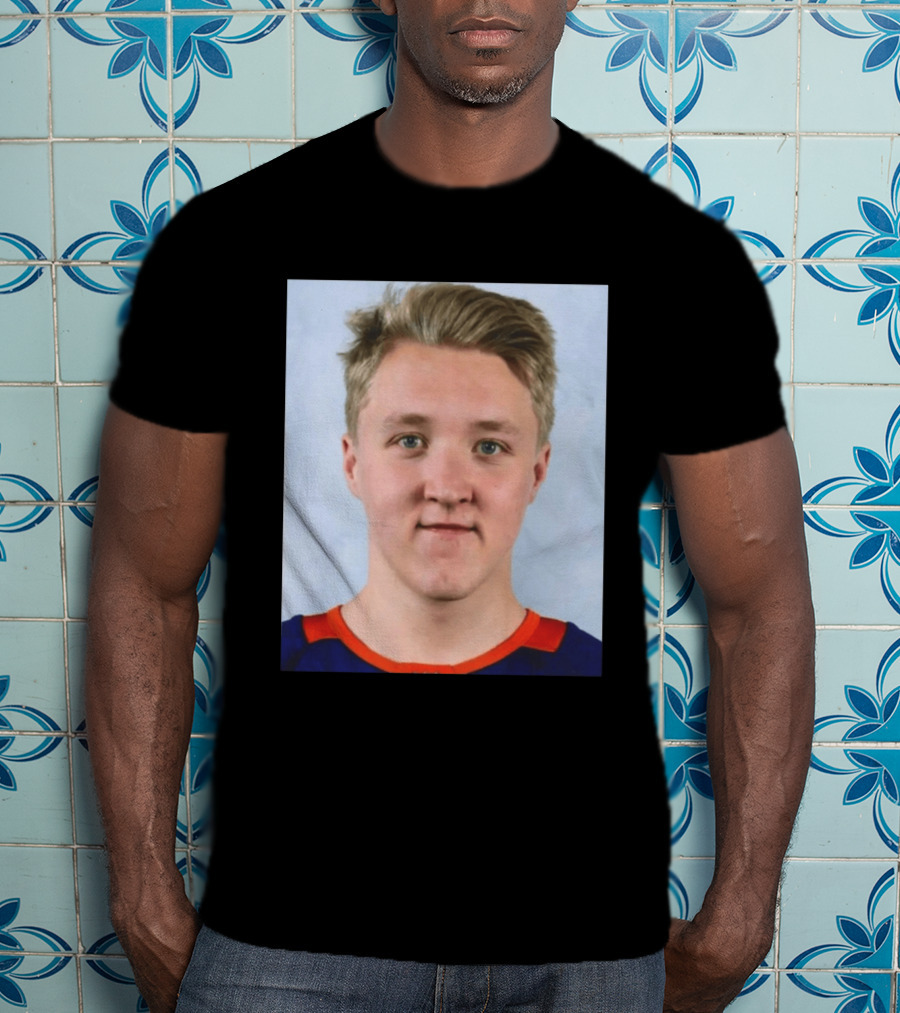 Simon Holmstrom New York Islanders Profile Player T-Shirt