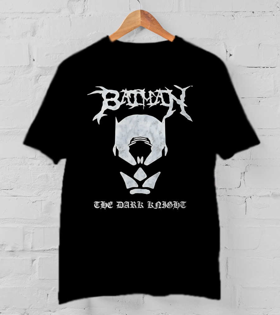 Batman The Dark Knight Black Metal T-Shirt