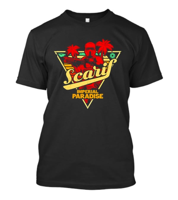 Scarif Imperial Paradise Tropical Trooper Beach T-Shirt