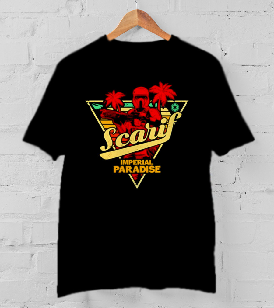 Scarif Imperial Paradise Tropical Trooper Beach T-Shirt