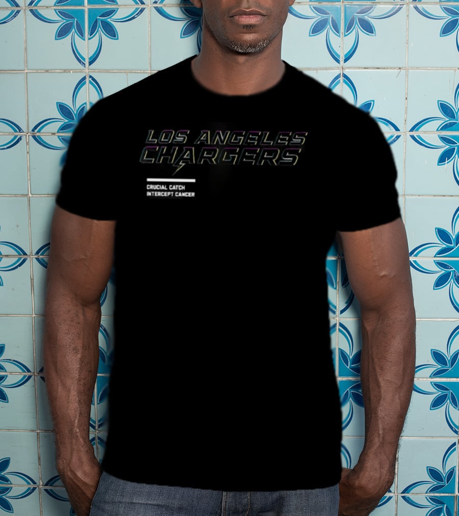 Los Angeles Chargers Crucial Catch 2025 T-Shirt