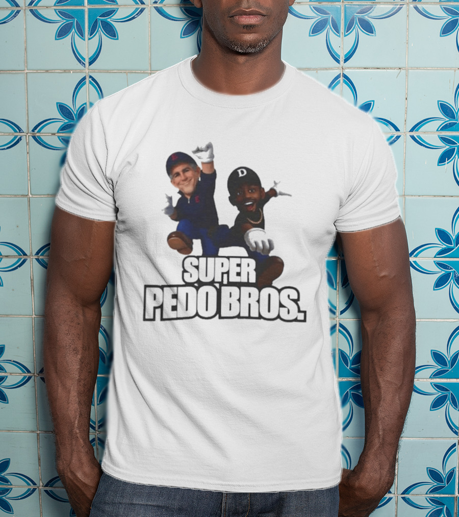 Super Pedo Bros Satire 8 Bit T-Shirt
