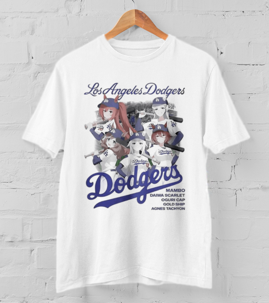 Los Angeles Dodgers Uma Musume Collaboration T-Shirt