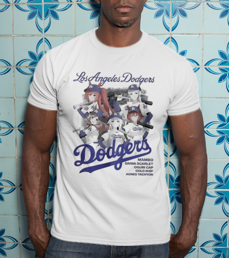 Los Angeles Dodgers Uma Musume Collaboration T-Shirt
