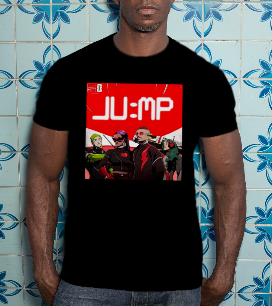 Jump J Balvin Amber Mark Steve Vai Travis Barker Coca Cola Anthem FIFA World Cup 2026 T-Shirt