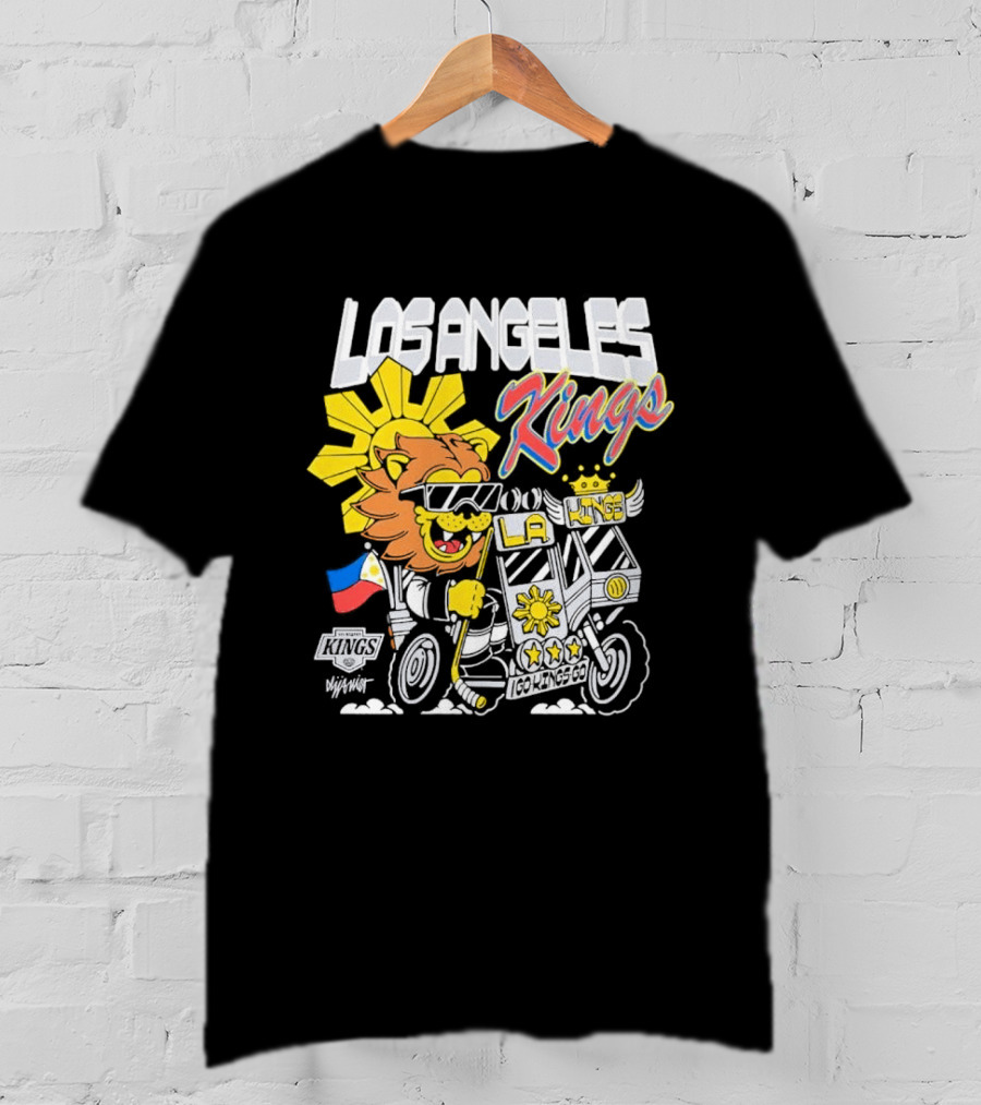 Los Angeles Kings Filipino Heritage Night Sun Lion T-Shirt