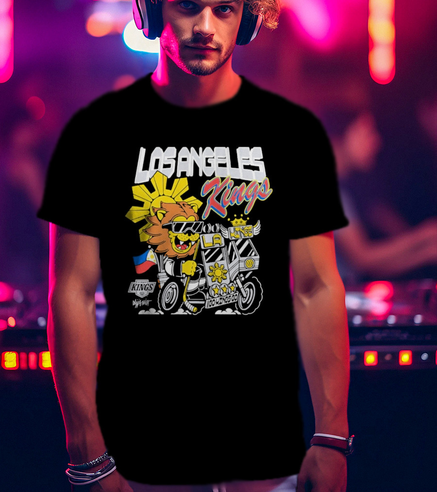 Los Angeles Kings Filipino Heritage Night Sun Lion T-Shirt