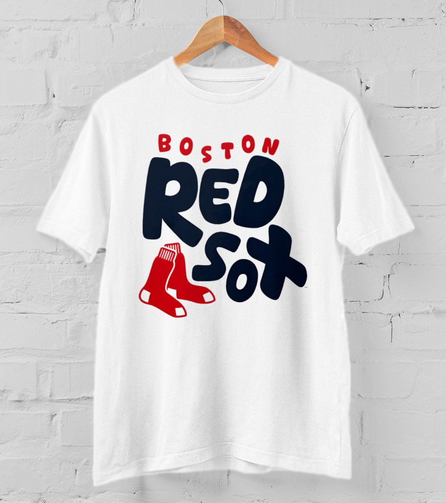 Boston Red Sox Bubble Crew Neck Baseball T-Shirt