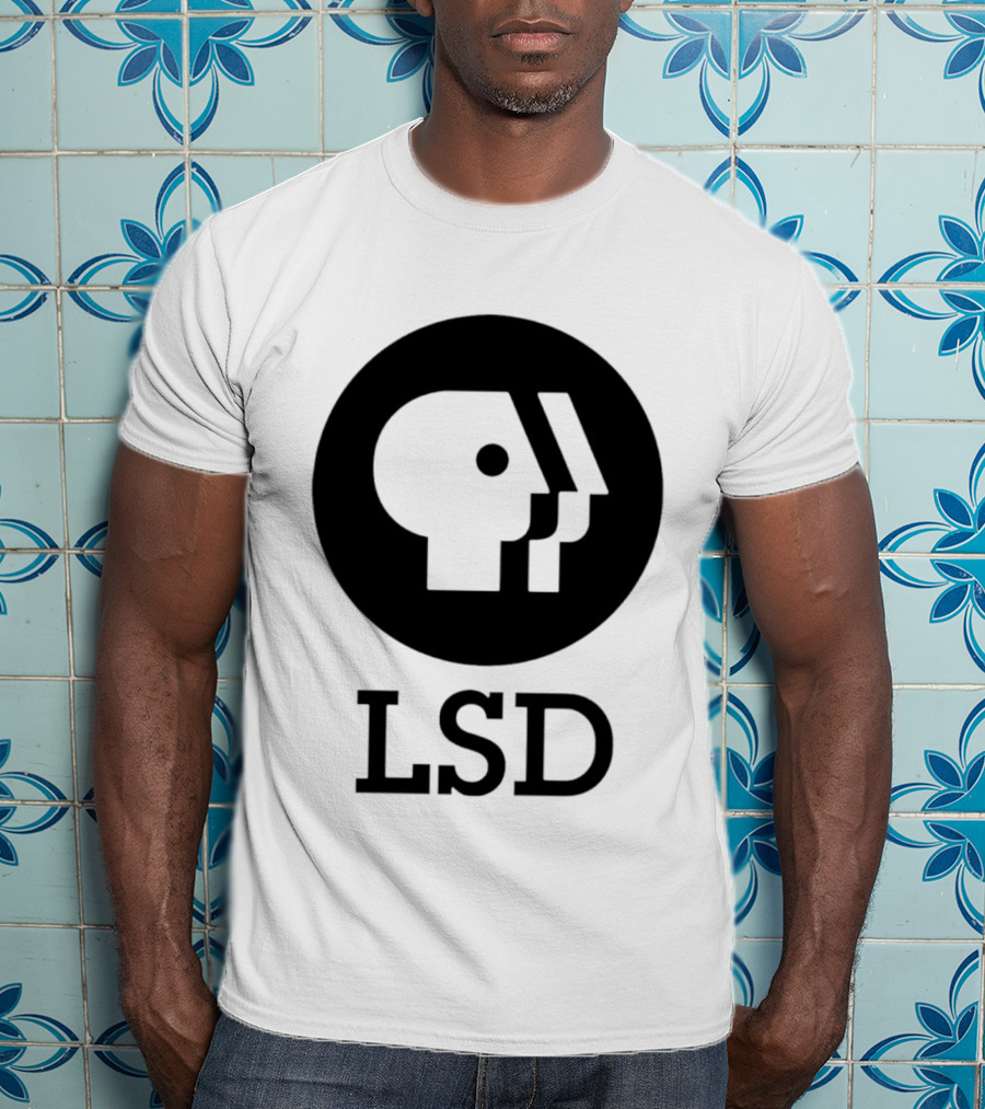 Dave Landau Wears LSD PBS T-Shirt