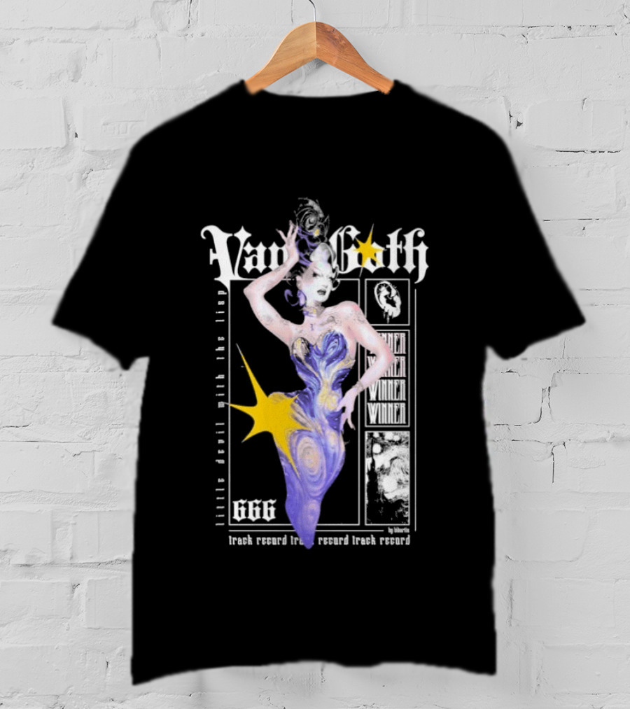 Van Goth Crowned Queen Touch Crown Take The Ring Magic Mão 666 T-Shirt