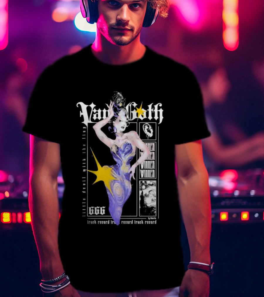 Van Goth Crowned Queen Touch Crown Take The Ring Magic Mão 666 T-Shirt