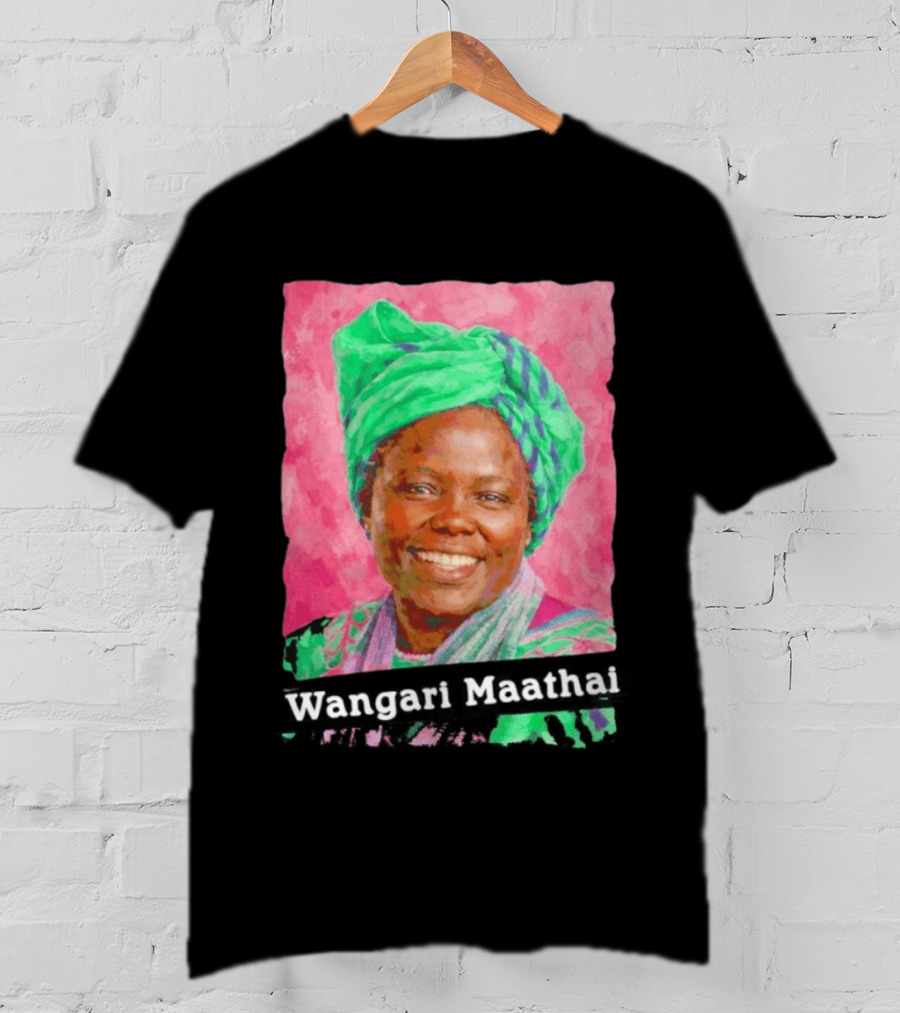 Wangari Maathai Green Turban T-Shirt