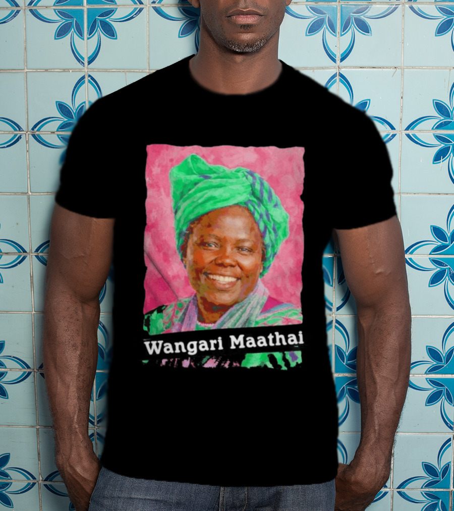 Wangari Maathai Green Turban T-Shirt