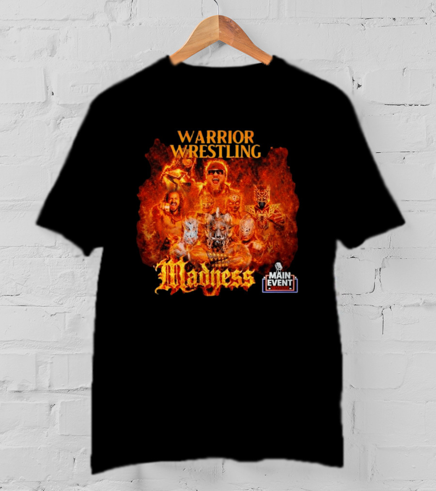 Warrior Wrestling Madness Main Event Network T-Shirt