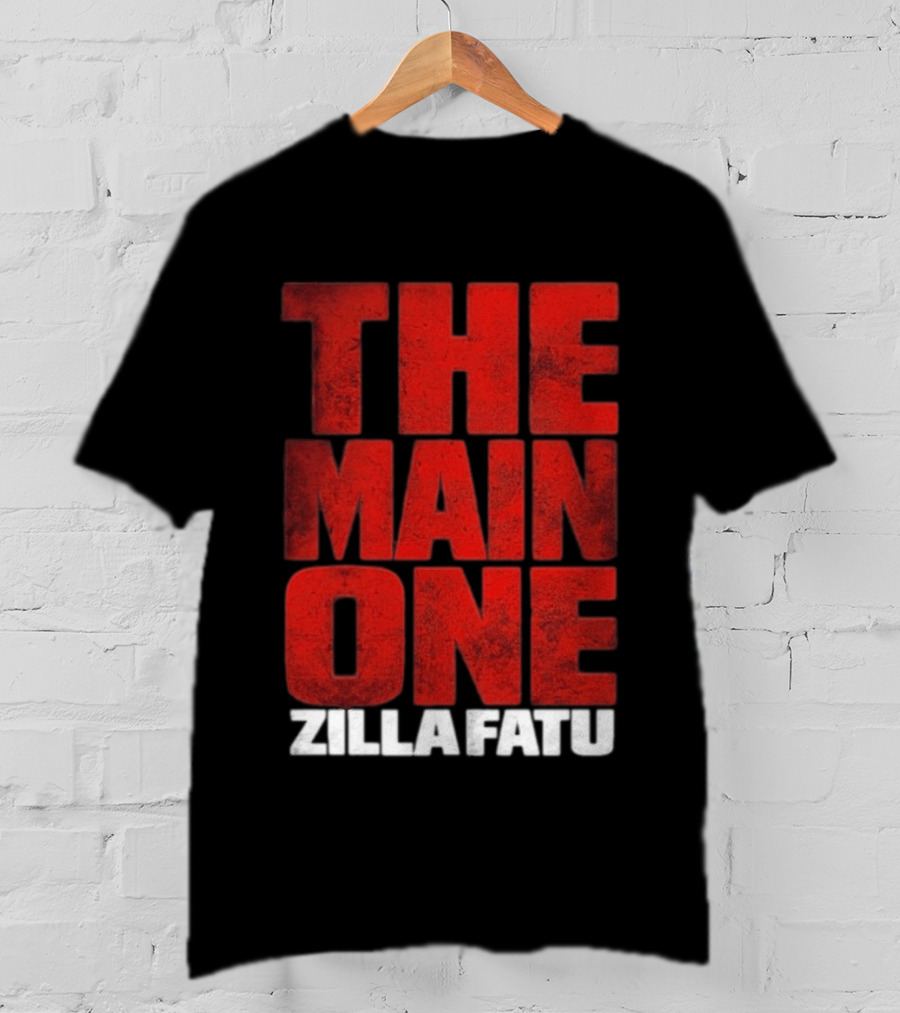 Zilla Fatu The Main One Bold Red T-Shirt