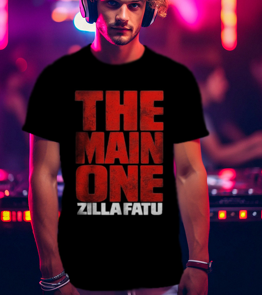 Zilla Fatu The Main One Bold Red T-Shirt