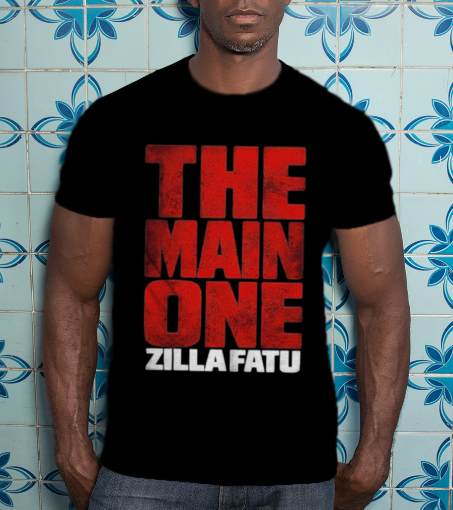 Zilla Fatu The Main One Bold Red T-Shirt