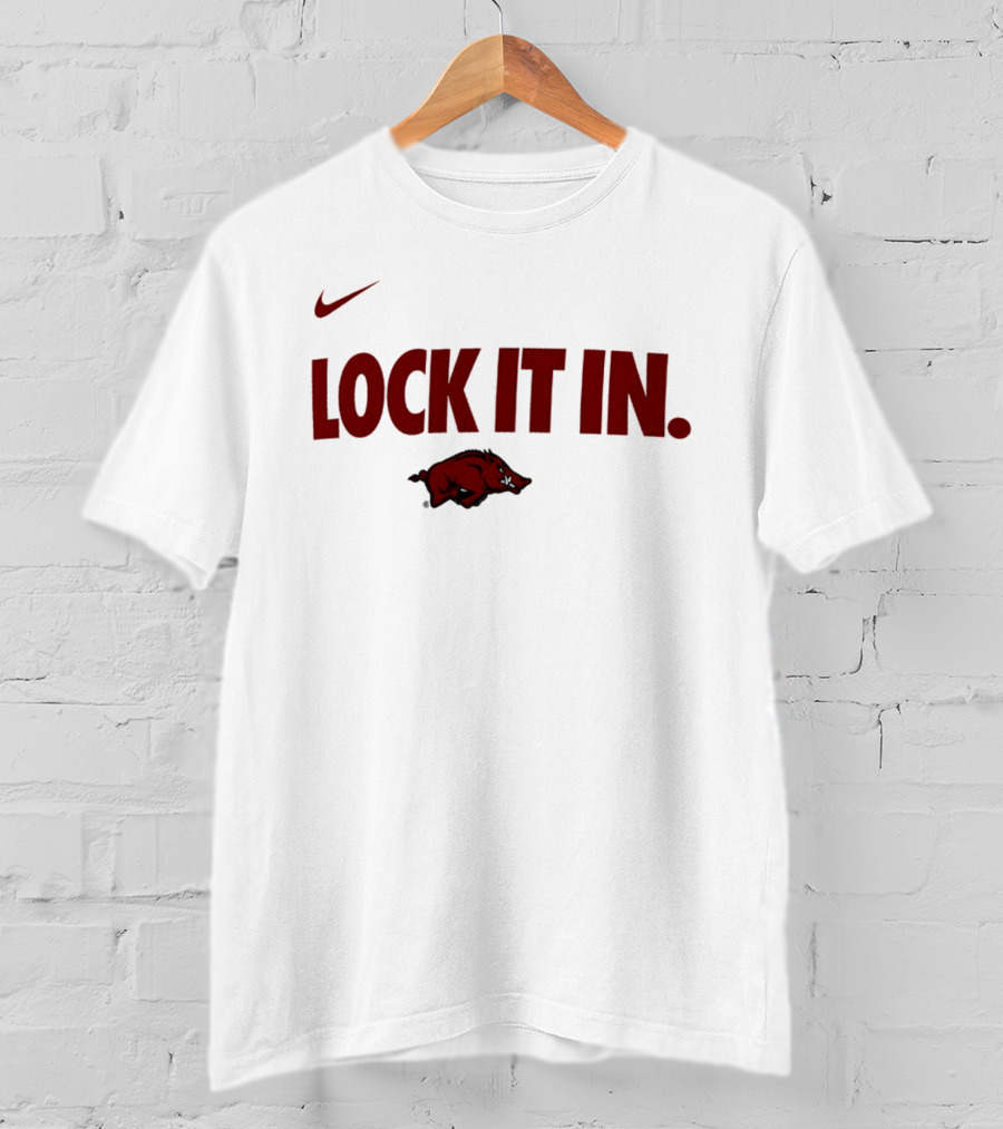 Nike Arkansas Razorbacks 2026 Lock It In WCC T-Shirt