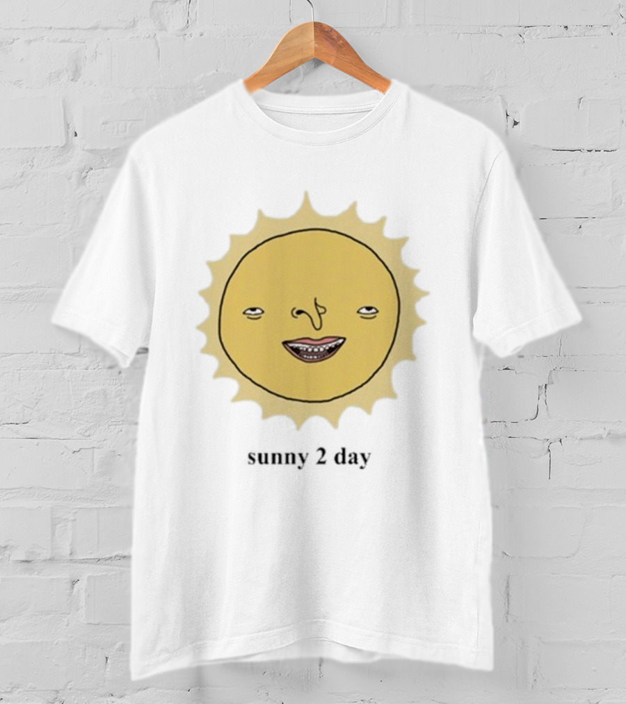 Blink Industries Igiktnty Sunny 2 Day Smiling Sun Face T-Shirt