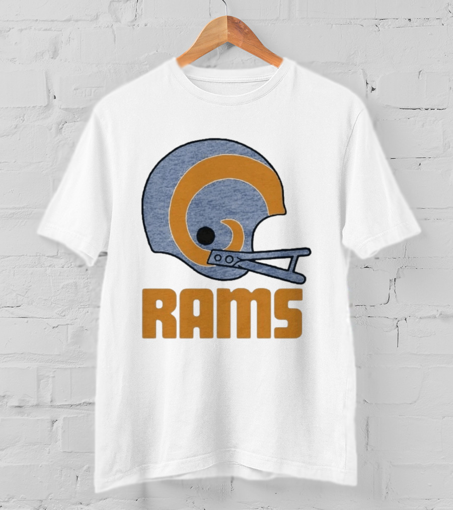 Rams Helmet Classic Football Team T-Shirt