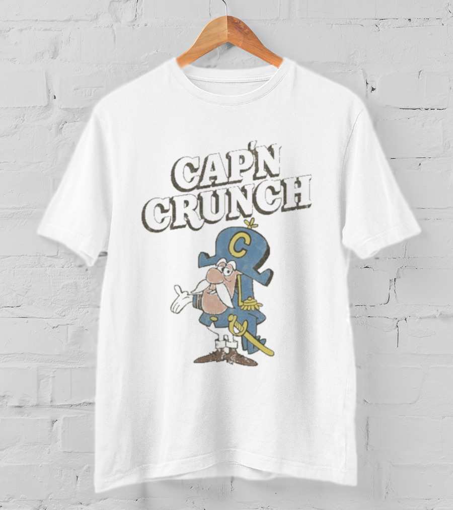 Cap'n Crunch Cereal Cartoon Vintage Captain T-Shirt
