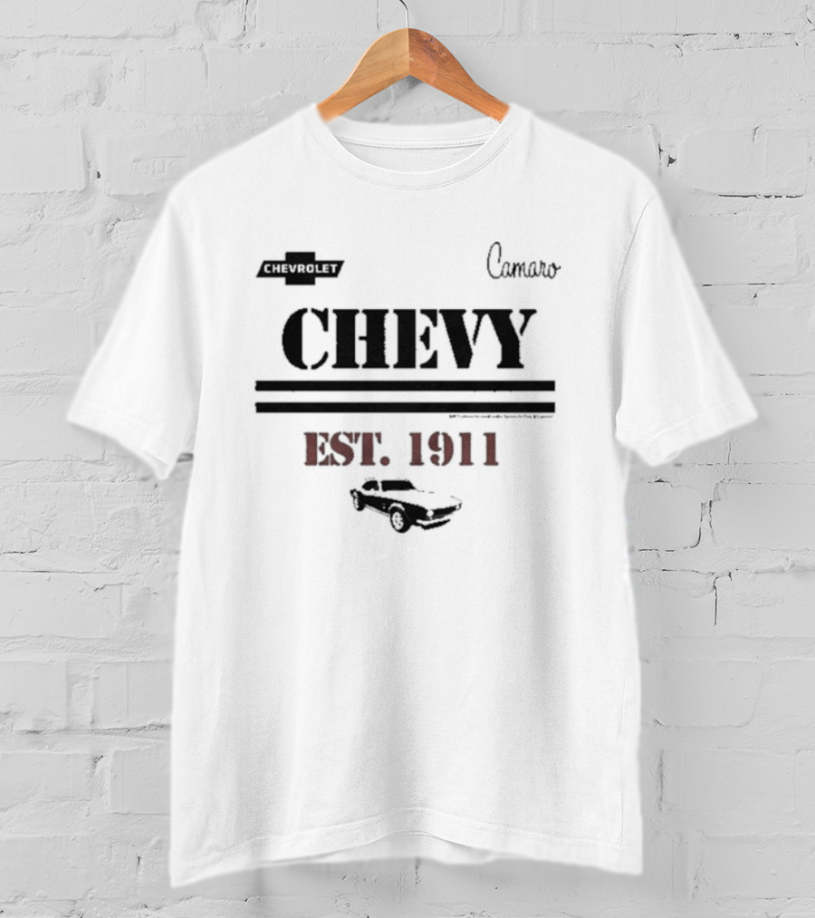 Chevy Camaro Est 1911 Chevrolet Muscle Car T-Shirt