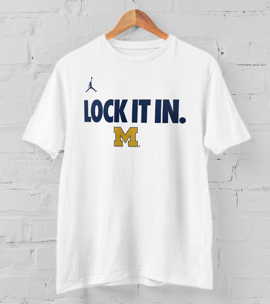 Jordan Michigan Wolverines Lock It In M T-Shirt