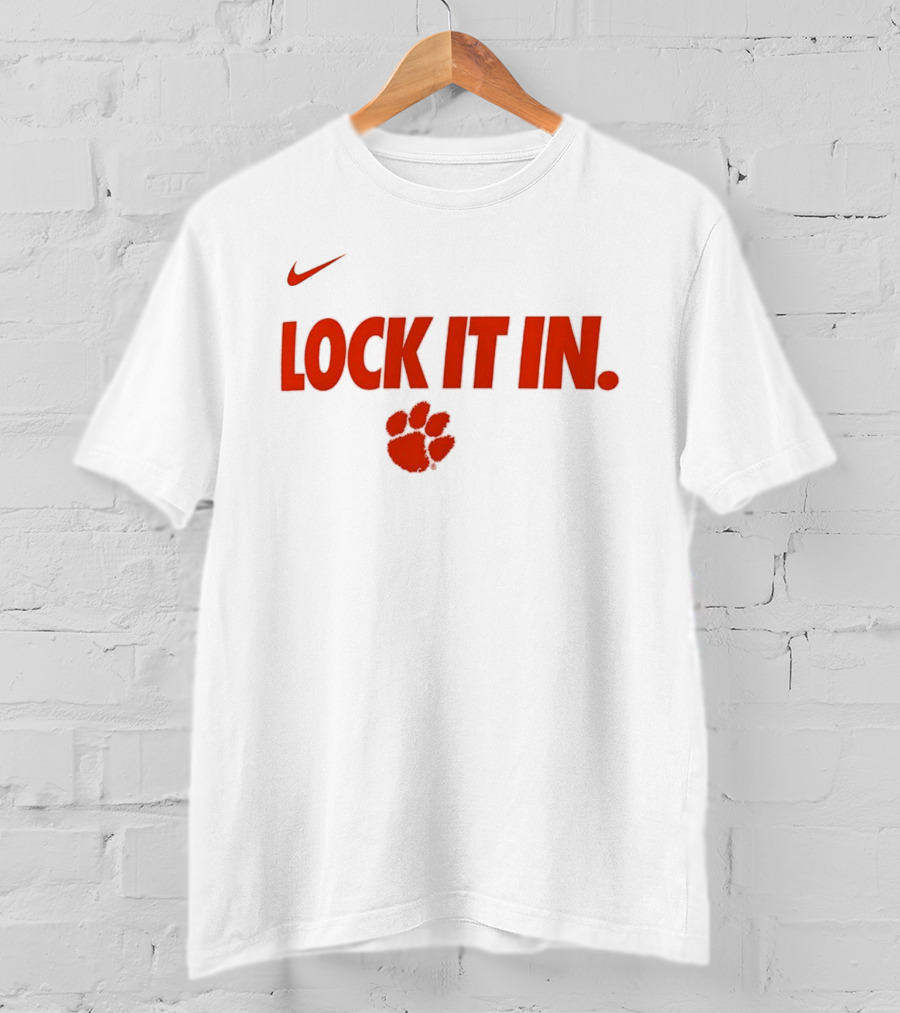 Nike Clemson Tigers Lock It In 2026 WCC T-Shirt