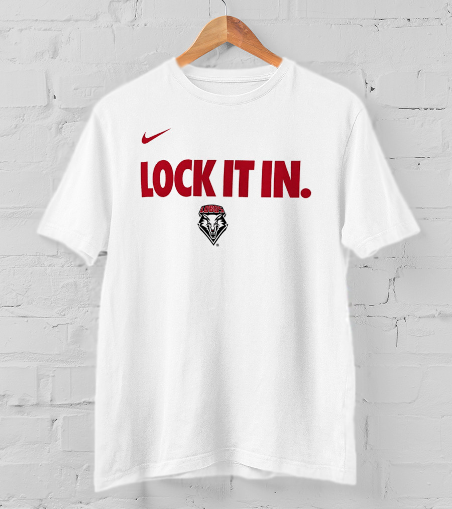 Nike New Mexico Lobos Lock It In 2026 WCC T-Shirt