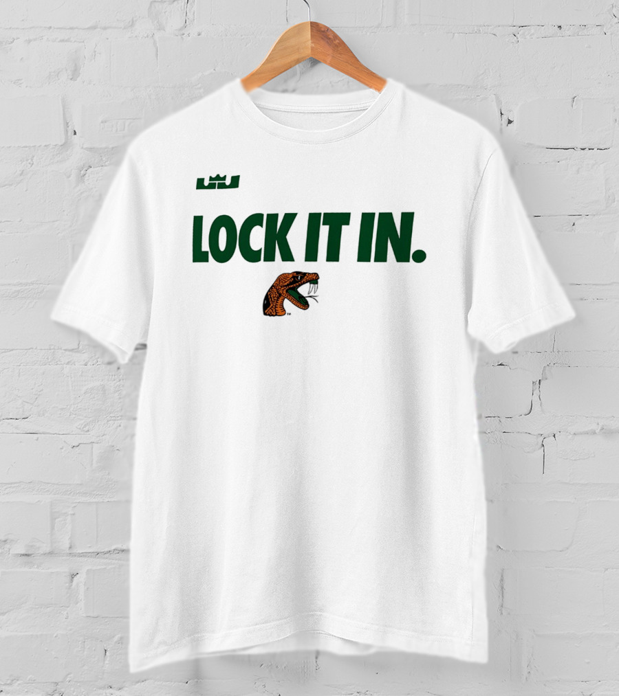 Florida A&M Rattlers Lock It In Nike WCC 2026 T-Shirt