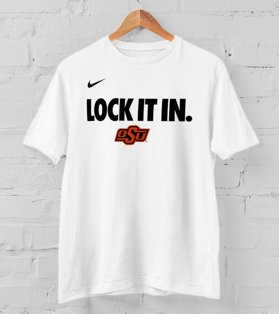 Nike Lock It In Oklahoma State Cowboys OSU 2026 WCC T-Shirt