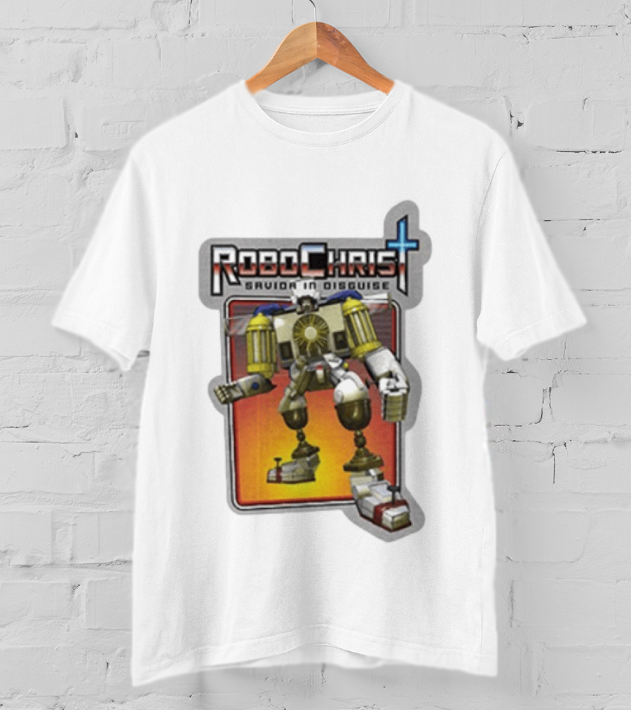 RoboChrist Savior In Disguise Transformer Robot Mashup T-Shirt