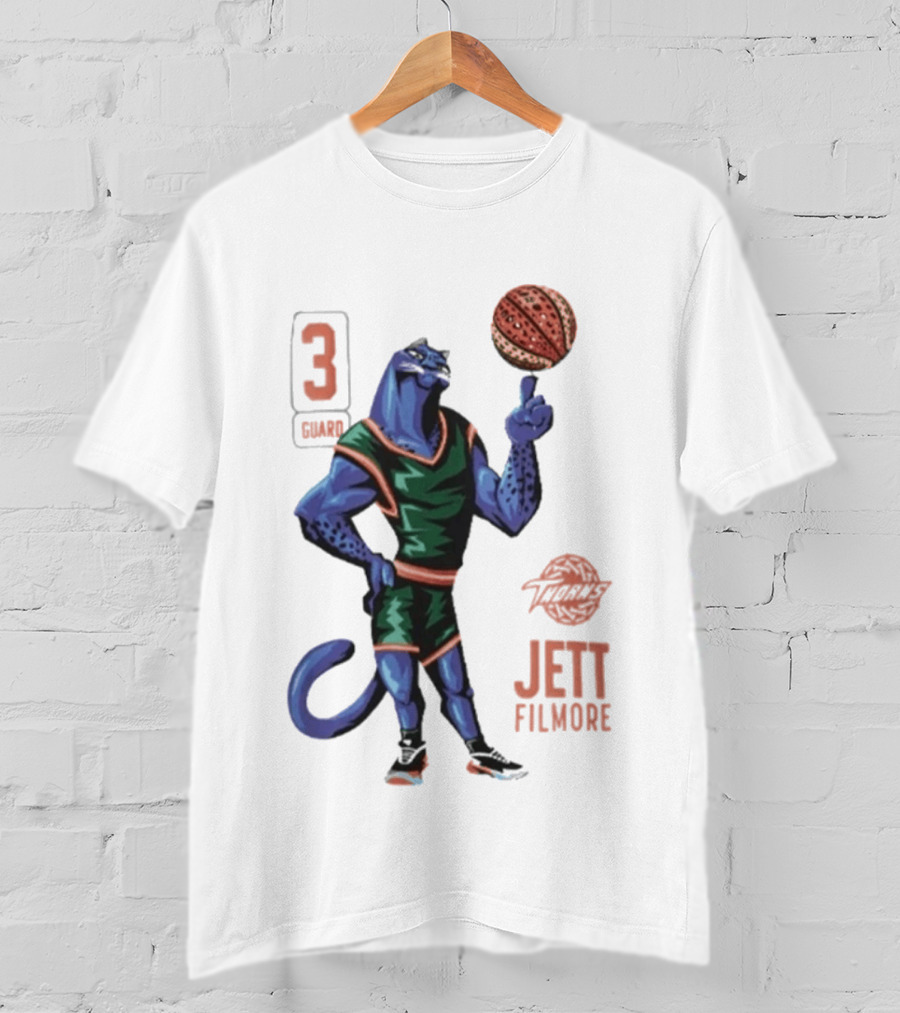 3 Champs Jett Filmore Thundercats Basketball Panther T-Shirt