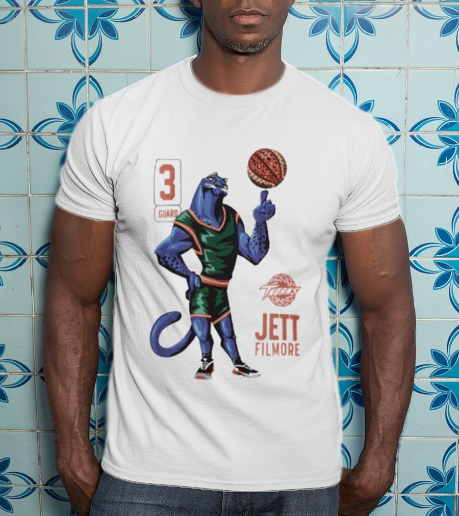 3 Champs Jett Filmore Thundercats Basketball Panther T-Shirt