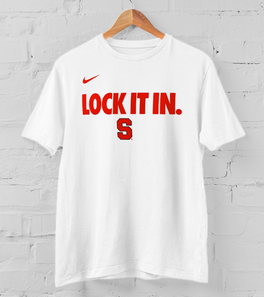 Nike Syracuse Orange Lock It In S 2026 WCC T-Shirt