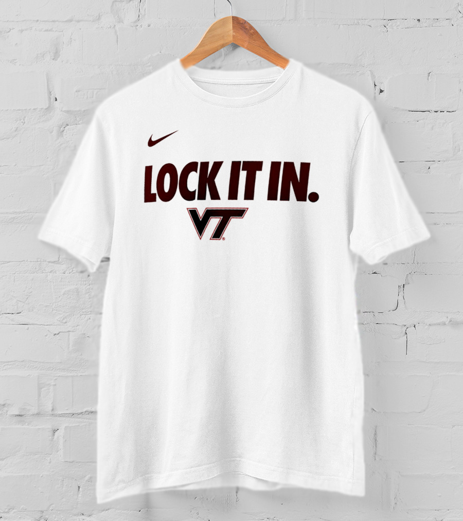 Nike Lock It In Virginia Tech Hokies VT 2026 WCC T-Shirt