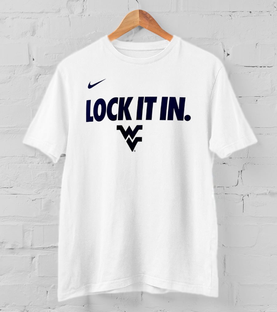 West Virginia Mountaineers Lock It In Nike 2026 WCC Collection T-Shirt